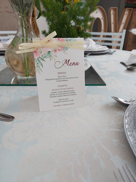 Menu de casamento personalizado · MD Conviteria