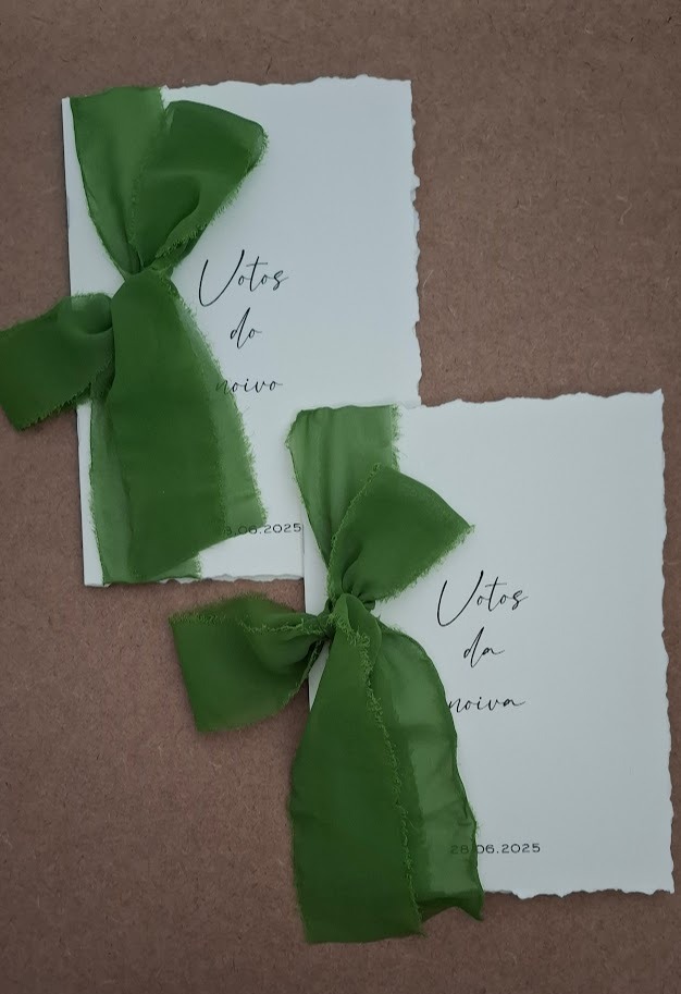 Cardápio de casamento em papel nobre · MD Conviteria